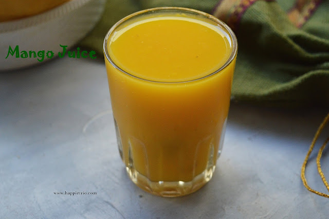 Mango Juice Recipe | How to prepare Fresh Mango Juice in home