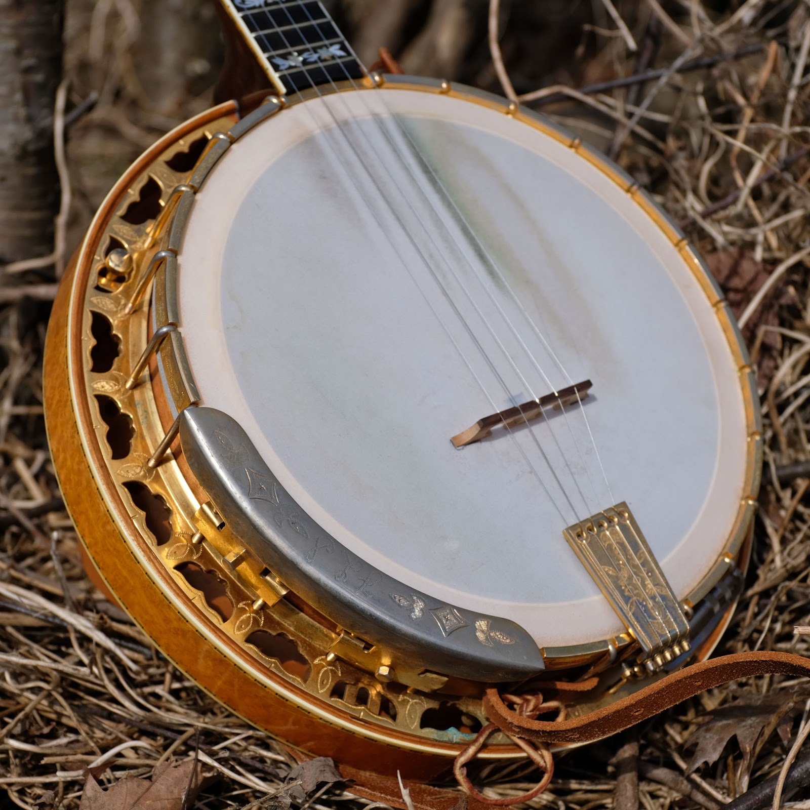 1970s Liberty Banjo Company Archtop 5String Resonator Banjo