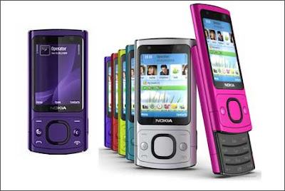 New Nokia 6700 Slide Pink Purple White Yellow Blue and Red