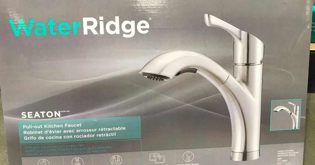 Waterridge Seaton Pull Out Kitchen Faucet Costco Weekender