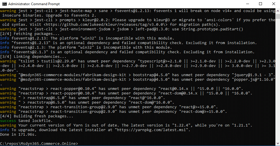 Dynamics 365 Setting up the Development Environment
