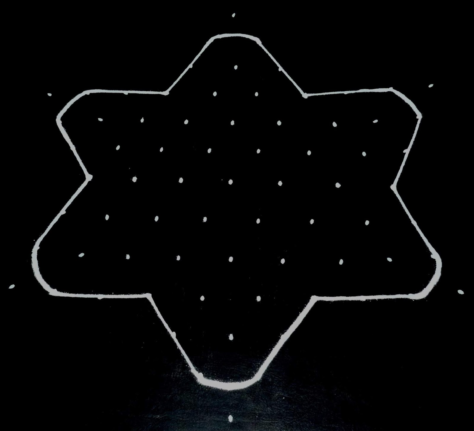 Vanathi's Rangoli / Kolangal A special Coffee Cup and Saucer Rangoli