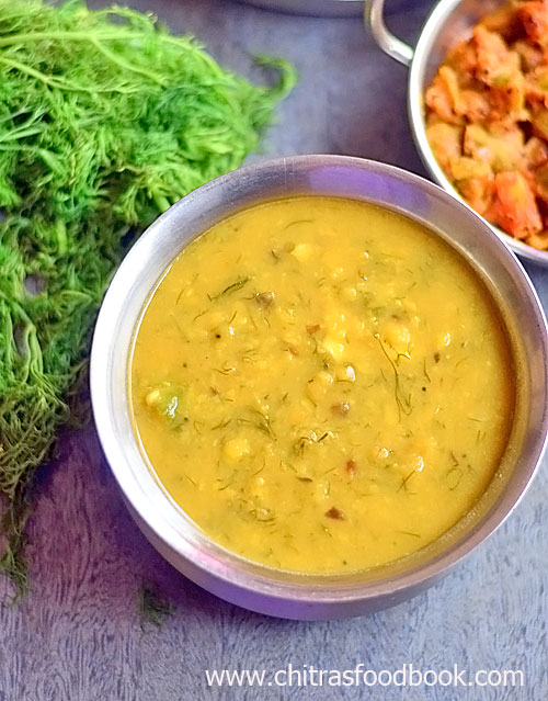 Dill leaves dal