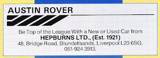 Hepburns Ltd advert from 1987