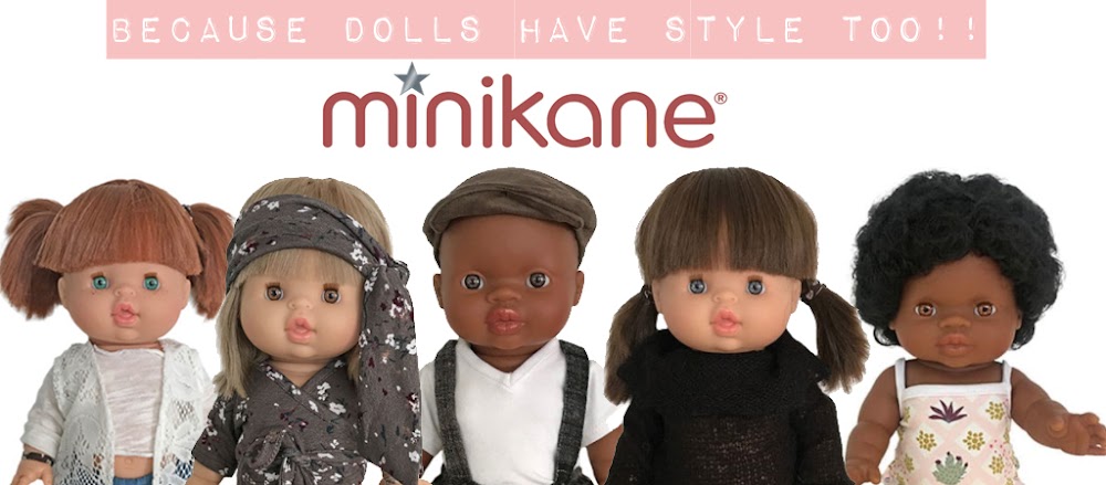 Minikane dolls, clothing and accessories