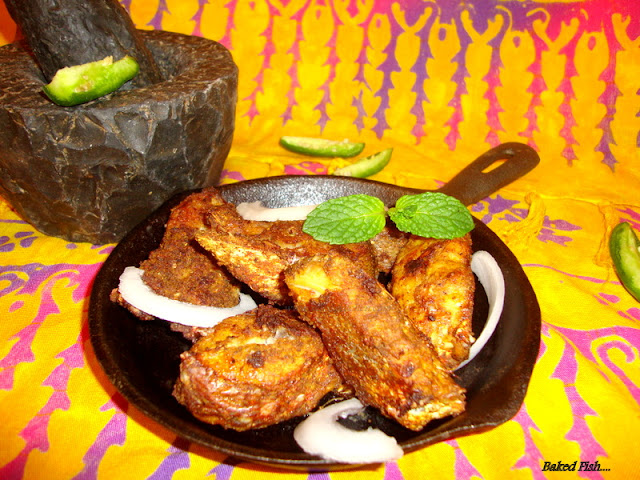 images of Baked Fish Recipe / Indian Style Baked Fish Recipe