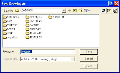 Learn Basic Auto CAD: Auto CAD - Save a Drawing
