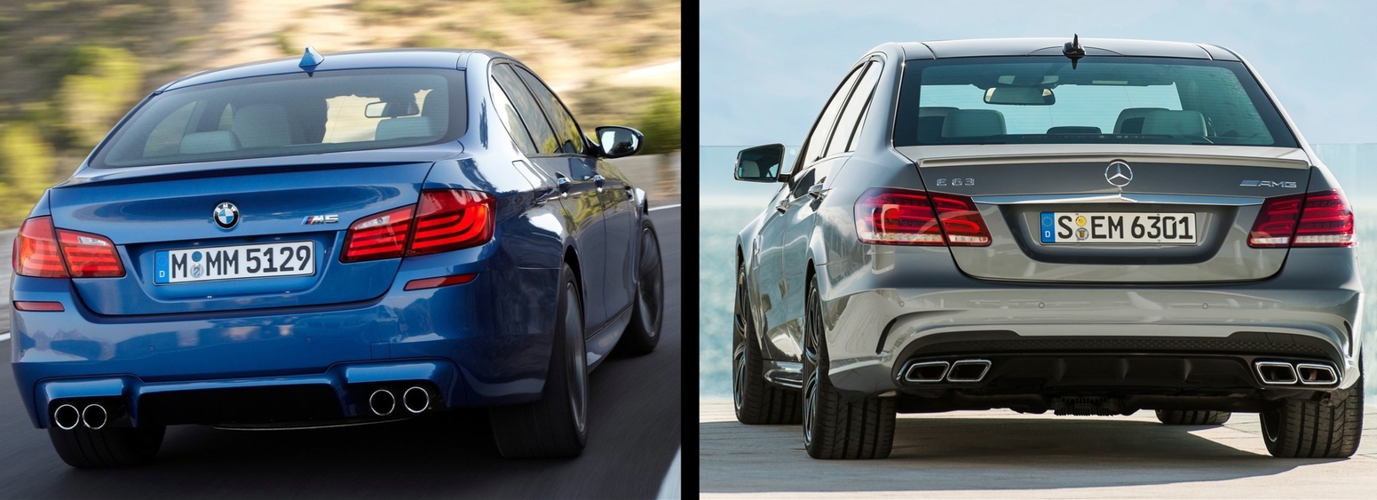 BMW f10 vs Mercedes w212