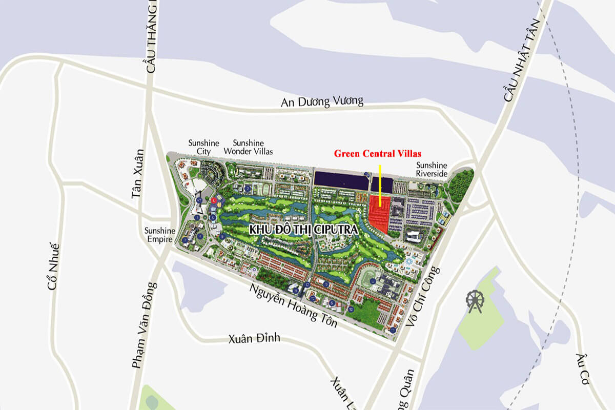 Biệt thự Green Center Villas Ciputra Biệt thự Green Center Villas Ciputra
