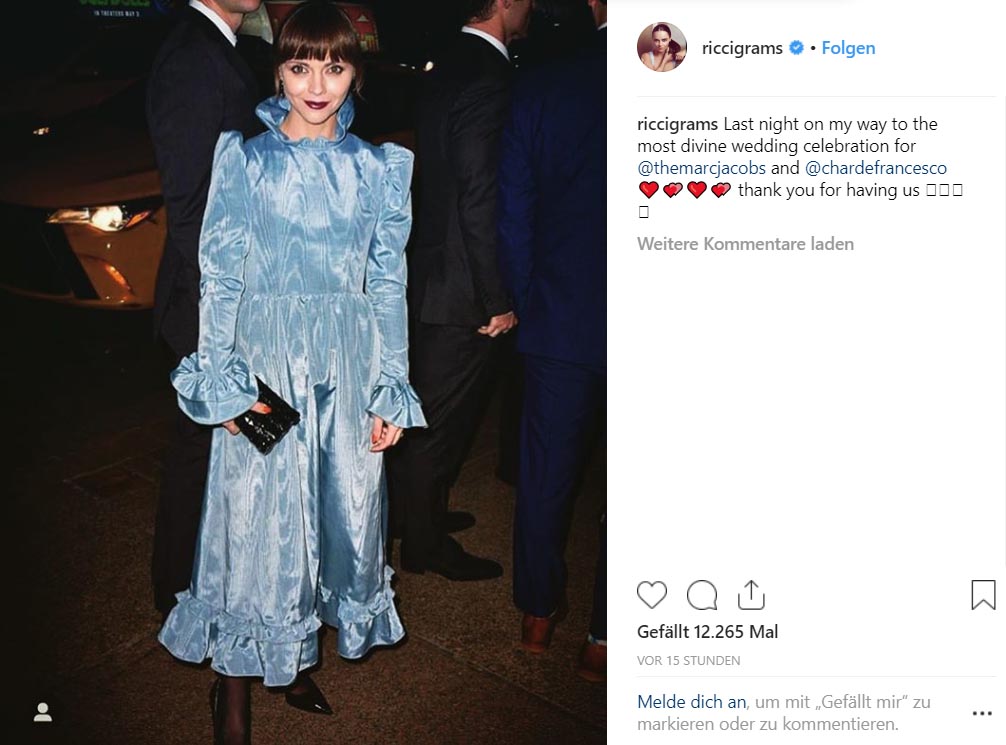 New WonderfulChristinaRicci: Special (Event): Christina and her husband