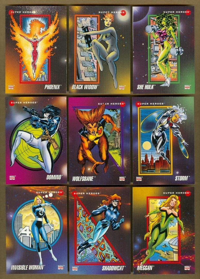 My Retro Nostalgia Early 90s Marvel Trading Cards....