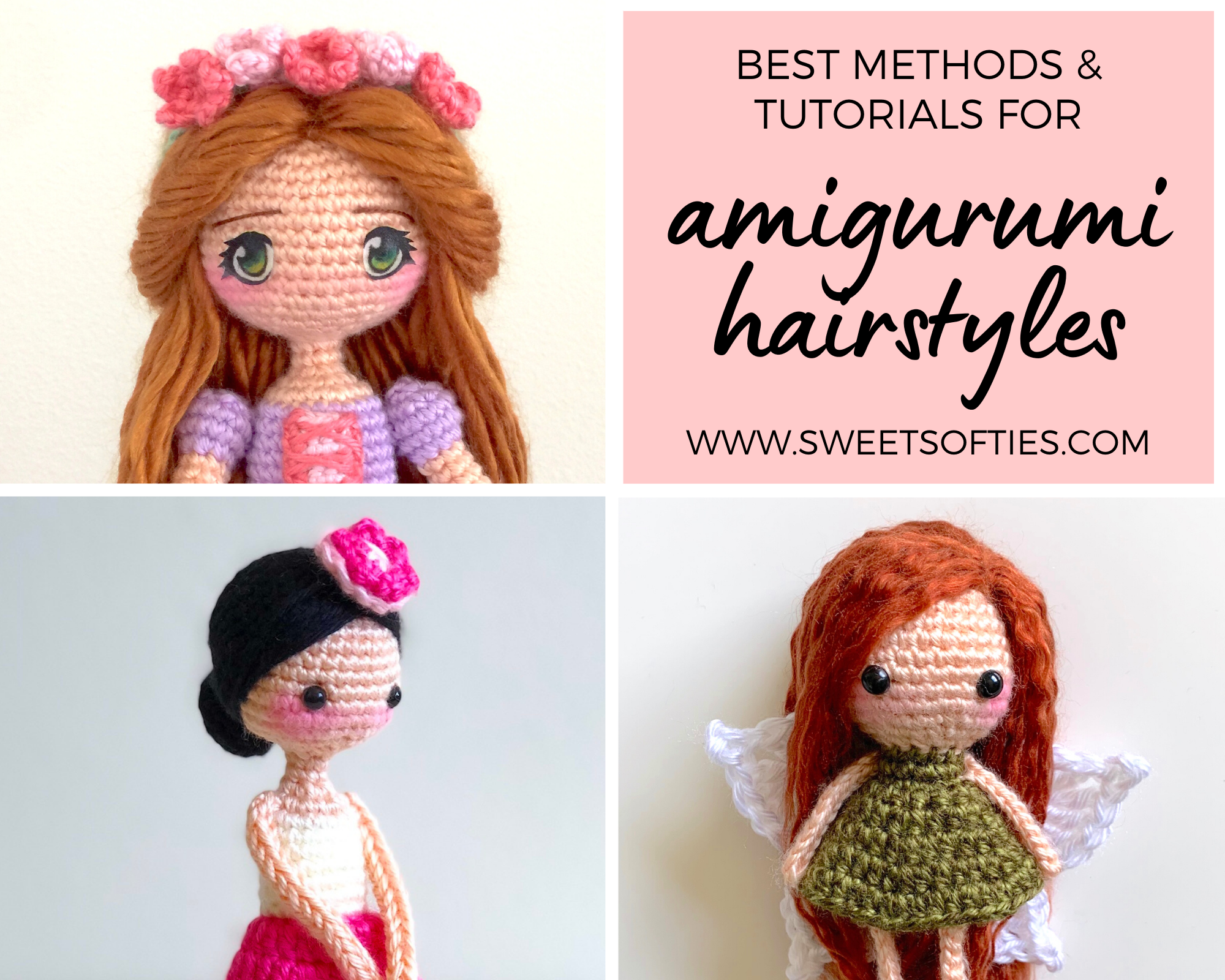 DIY How to Make Curly Hair for an Angel Doll