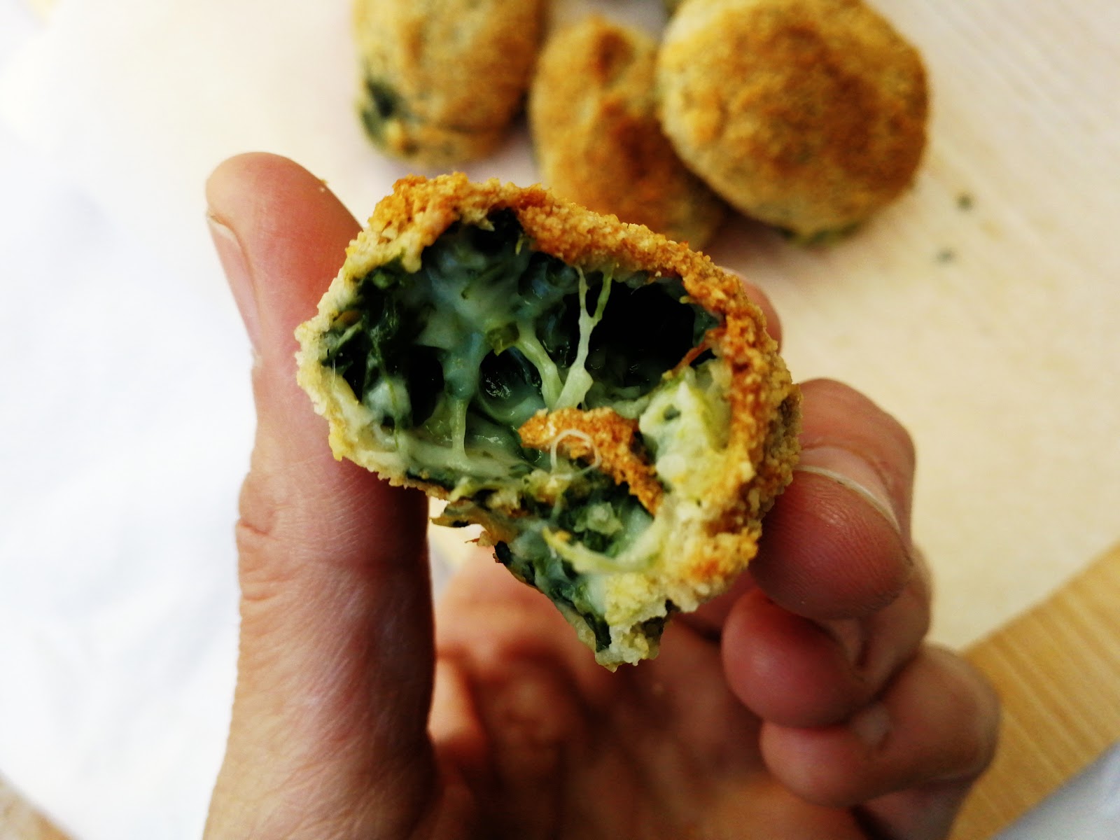 Croquetas de acelgas al horno