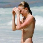 Kate Bosworth topless na praia