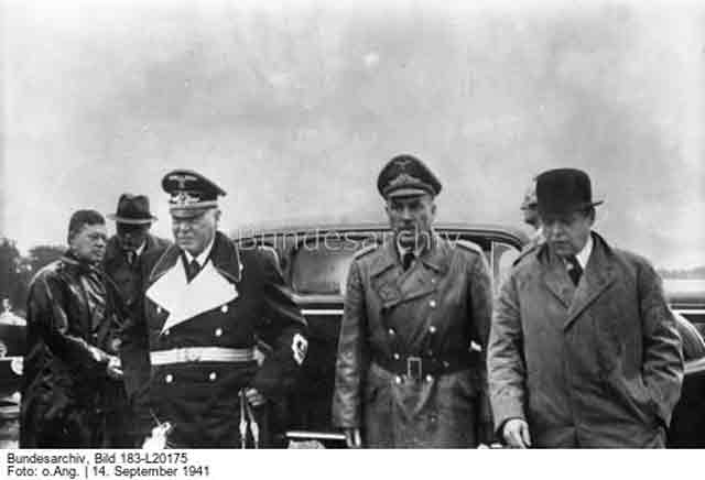 Groundbreaking ceremony for the Vogelfluglinie  on 14 September 1941 worldwartwo.filminspector.com