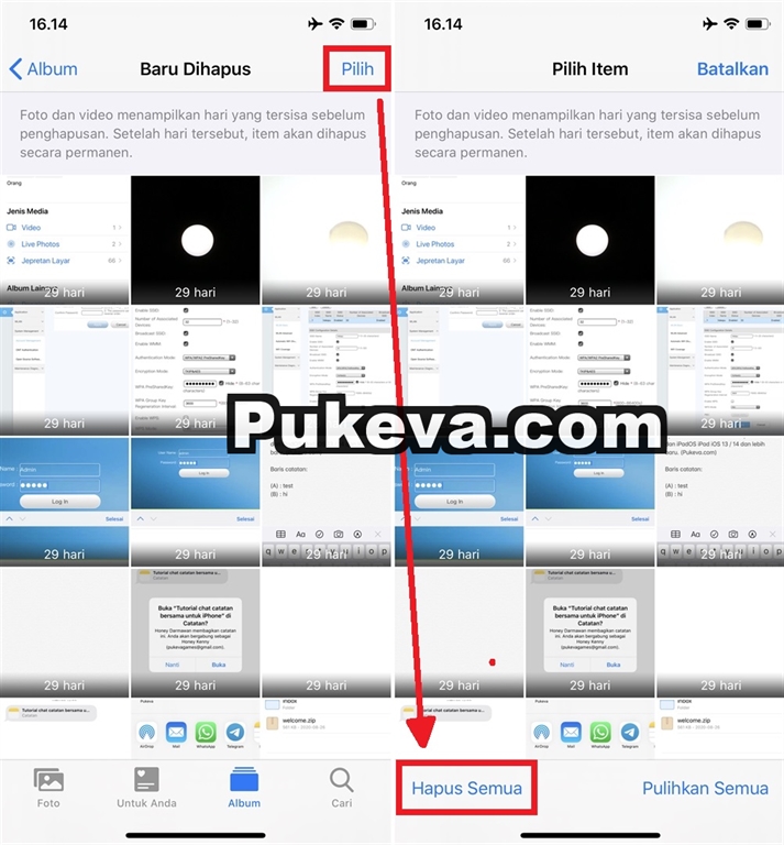 Cara Menghapus Foto Video Secara Permanen Di Iphone Ipad Pukeva