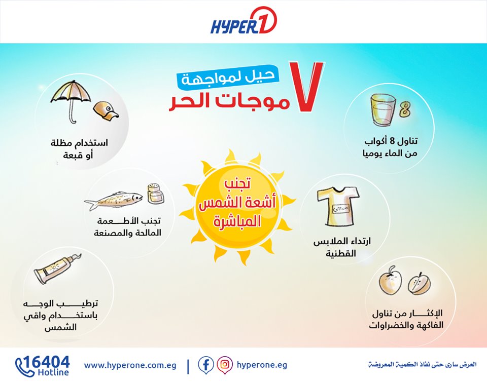 عروض هايبر وان الخميس 17 يوليو 2019 حتى نفاذ الكمية عروض هايبر وان الخميس 17 يوليو 2019 حتى نفاذ الكمية