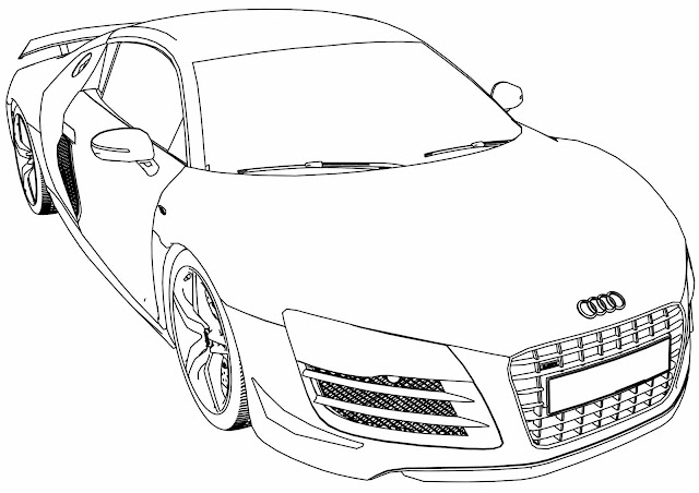 Desenhos de carros para pintar