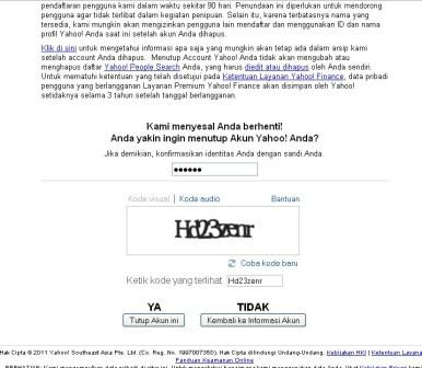 Cara Menghapus Akun Email Yahoo.com