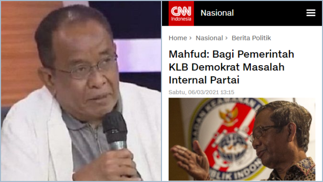 Said Tanya Mahfud: Pihak Luar Rebut Partai yang Diakui Negara, Tetap Masalah Internal Partai? Said Tanya Mahfud: Pihak Luar Rebut Partai yang Diakui Negara, Tetap Masalah Internal Partai?