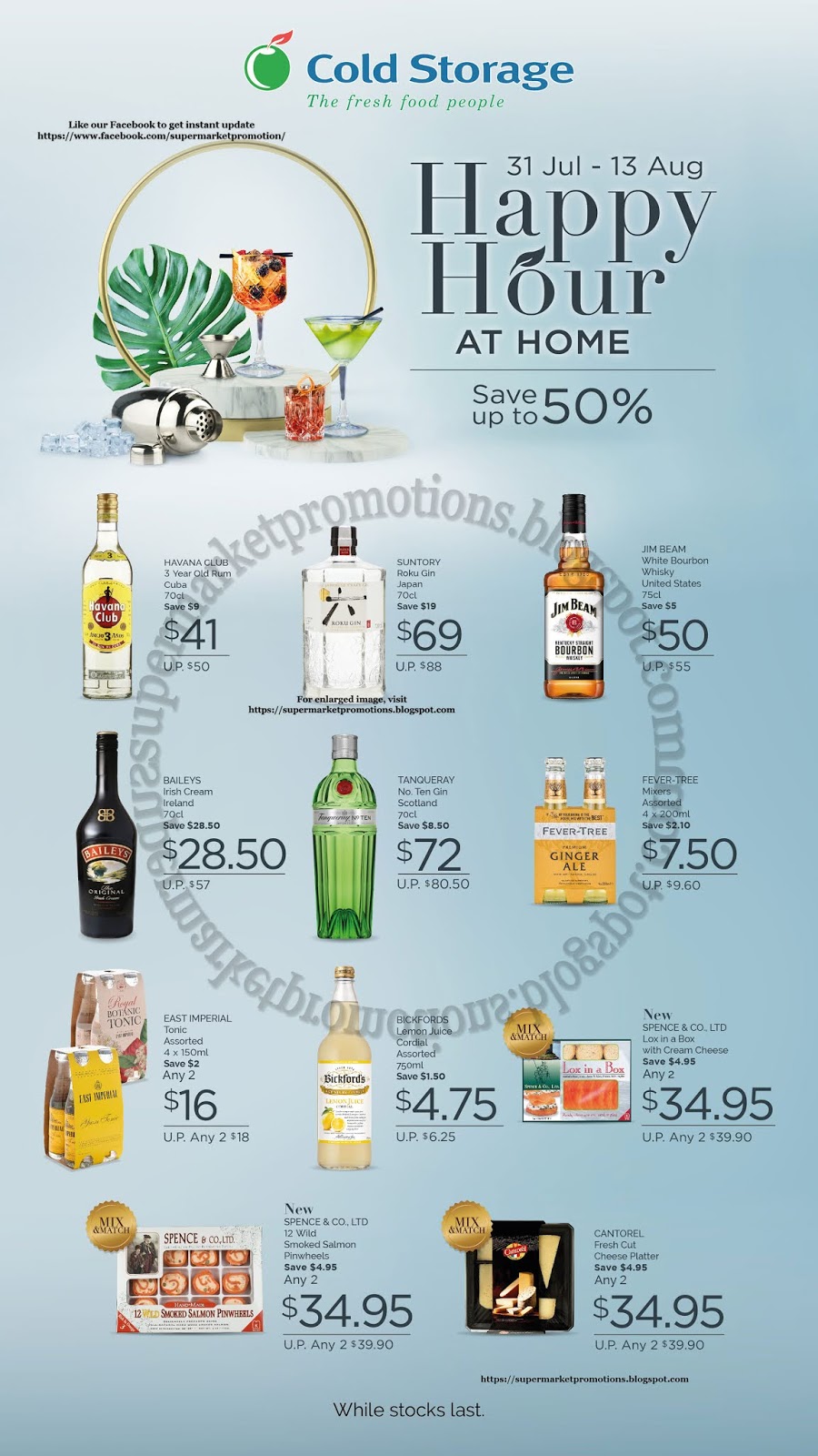 Cold Storage Happy Hour Promotion 31 July 13 August 2020