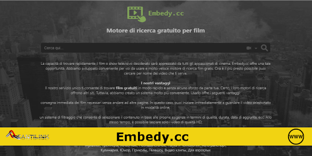 Embedy.cc, motore di ricerca film