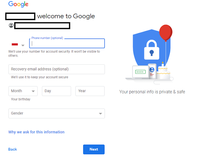 Cara Membuat Gmail Tanpa Menggunakan No Handphone Cara Membuat Gmail Tanpa Menggunakan No Handphone