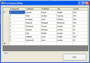 Print Datagridview in winforms windows application using C# and vb.net