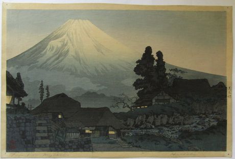 ぎゃらりーおおのブログ 高橋弘明 松亭 水久保 木版画 新版画 入荷