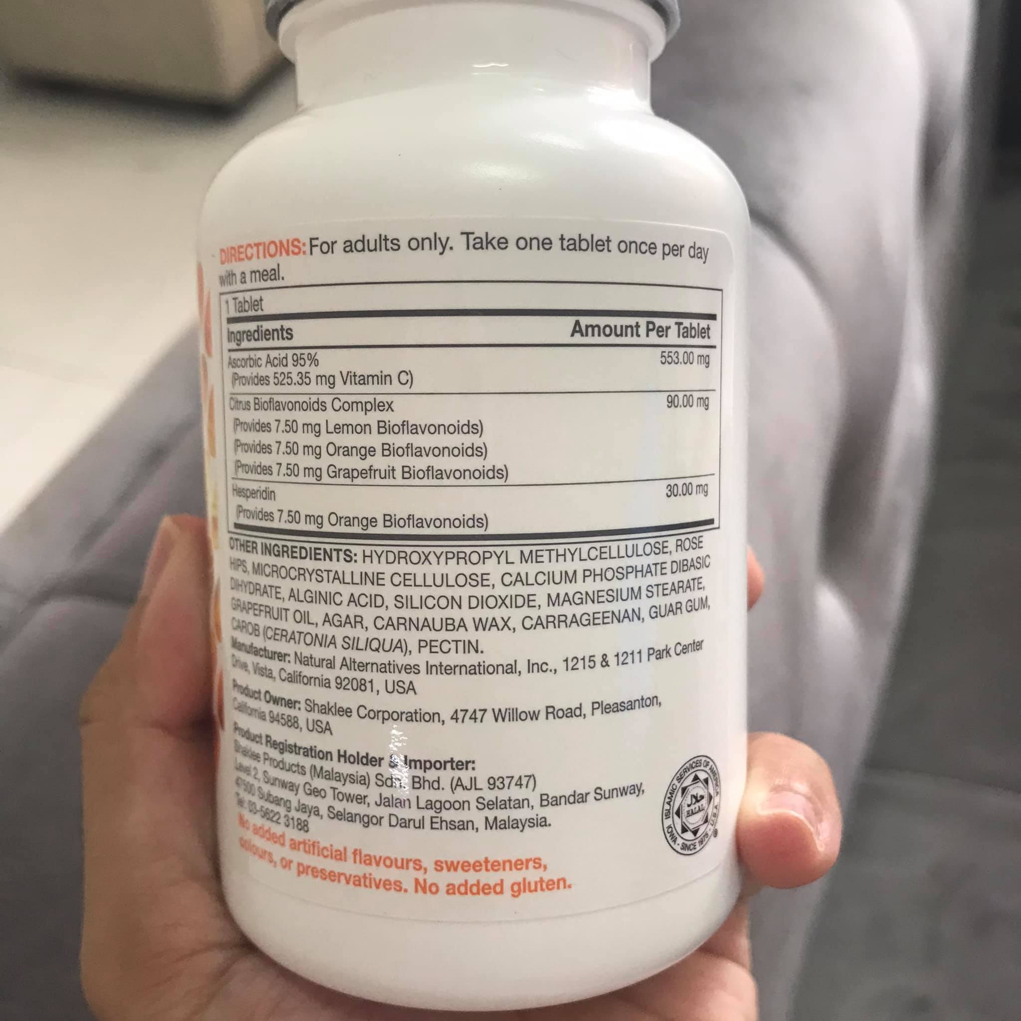 Cara Makan, Review Kebaikan dan Berapa mg Vitamin C Shaklee Umi Nazrah