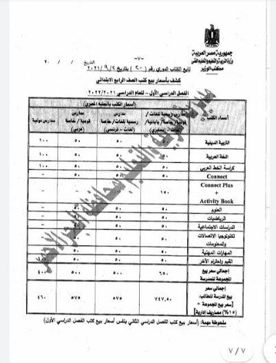 التعليم" تحدد أسعار بيع الكتب المطورة لطلاب مدارس الرسمية للغات والقومية واليابانية والخاصة لغات 0%2B%25287%2529