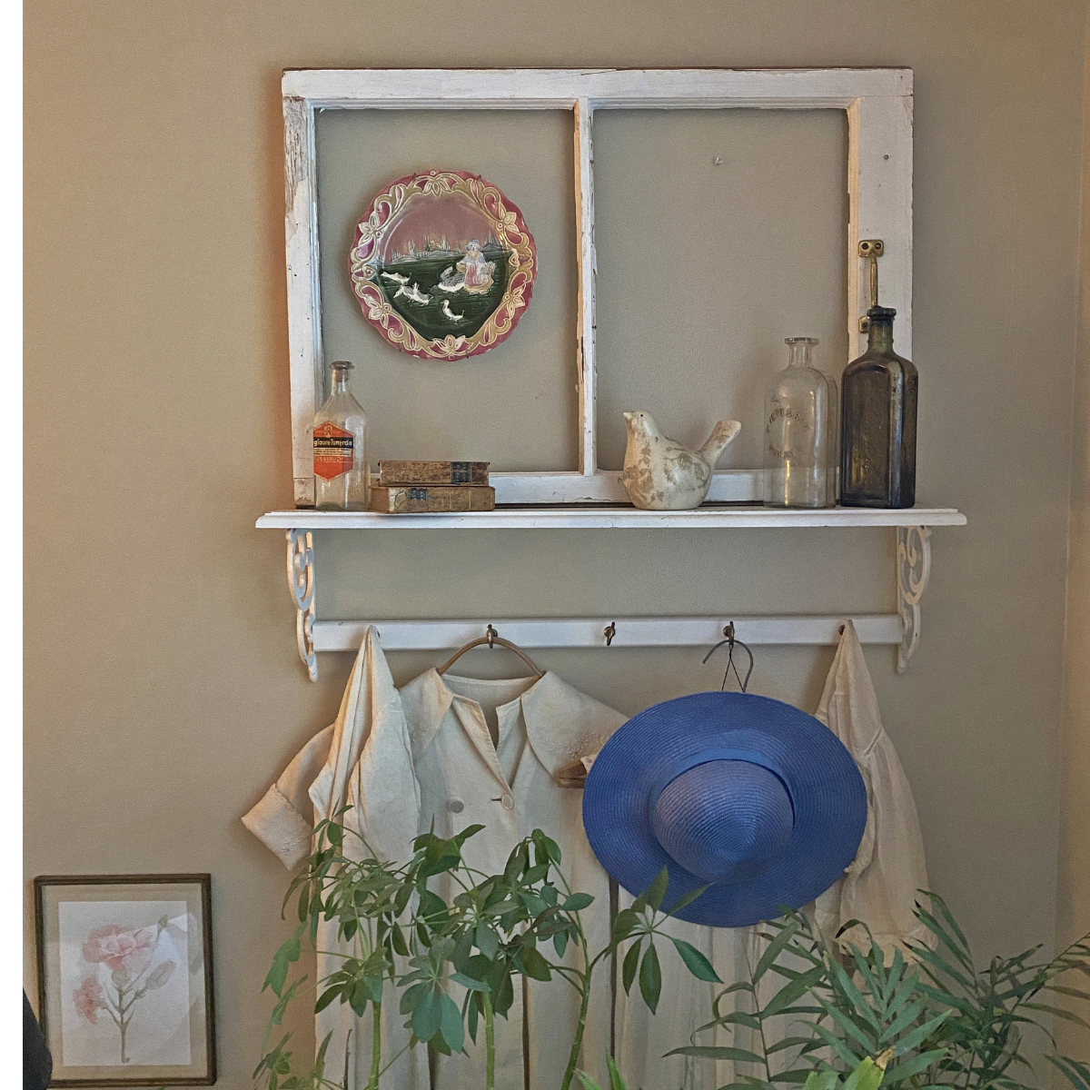 VINTAGE WINDOW FRAME DECOR IDEAS Simple and Serene Living