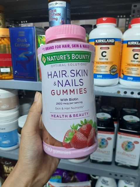 Kẹo dẻo làm đẹp da móng và tóc Nature’s Bounty Hair Skin & Nails Gummies
