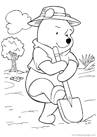 Dibujos para colorear. Maestra de Infantil y Primaria.: Winnie the Pooh