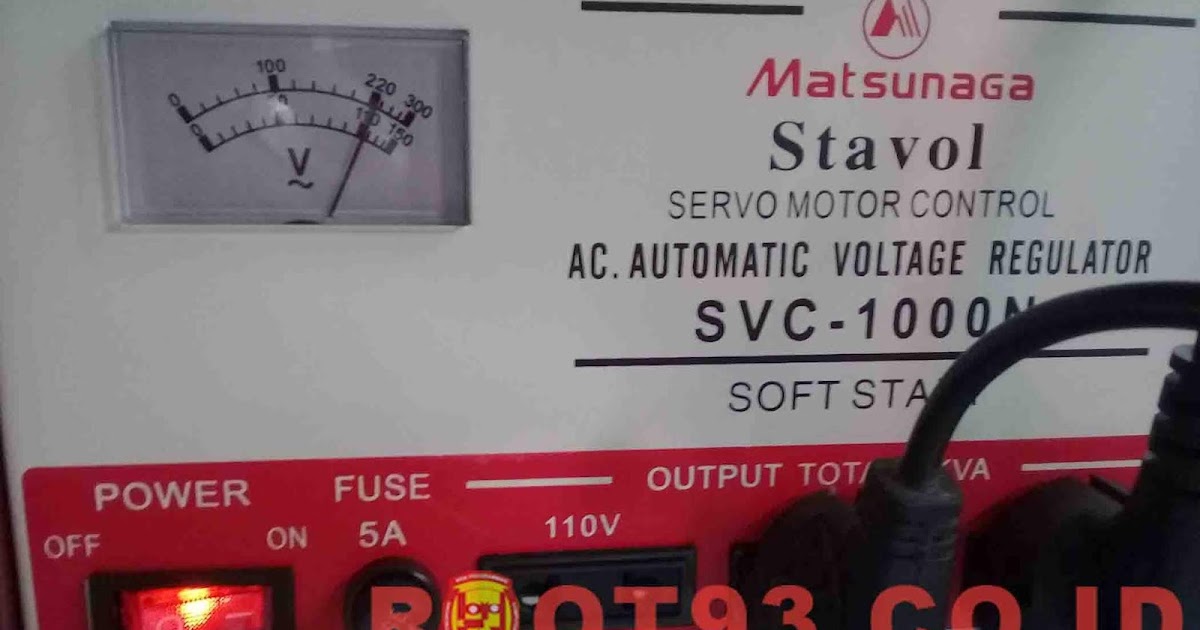 Review Stabilizer Matsunaga 1000 Watt Root93