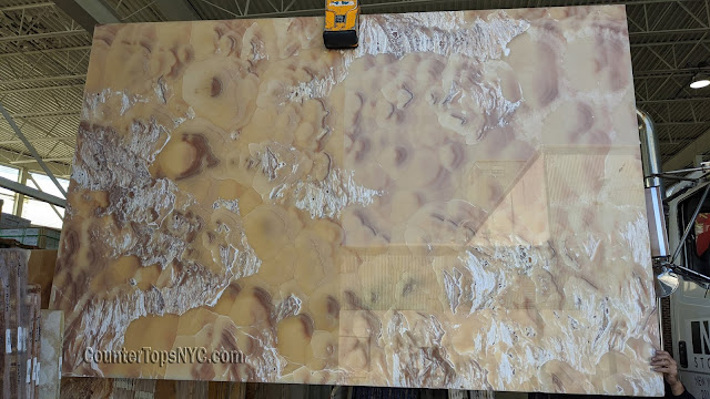 Pineapple Onyx Marble Slab NYC