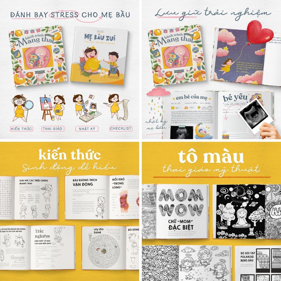 [A116] Gợi ý sách thai giáo giúp Mẹ thư giãn, Con thông minh vượt trội