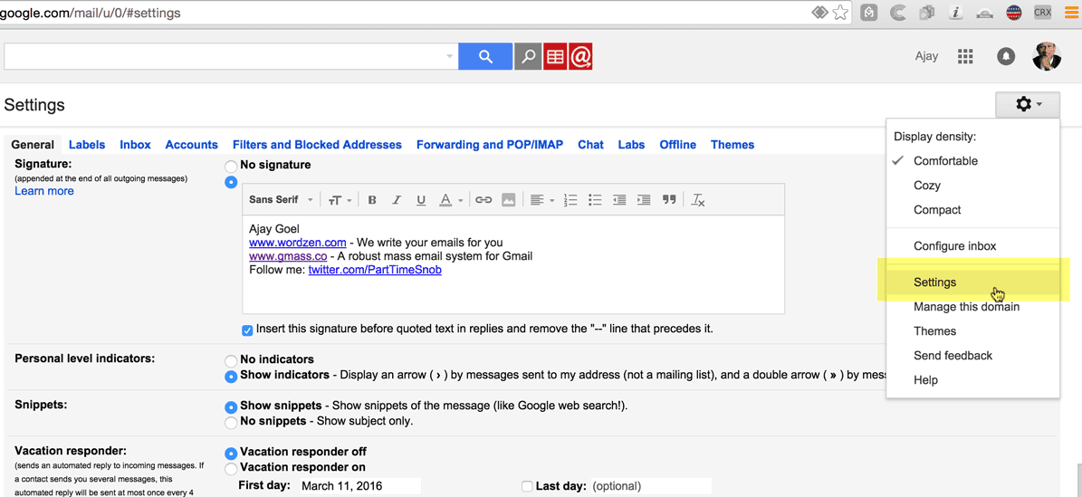 how to create your signature on gmail