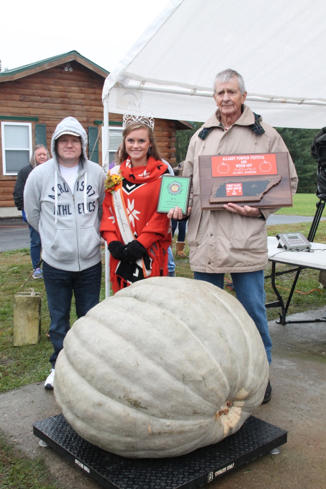 Allardt Great Pumpkin Festival and Weighoff 2015 Winners