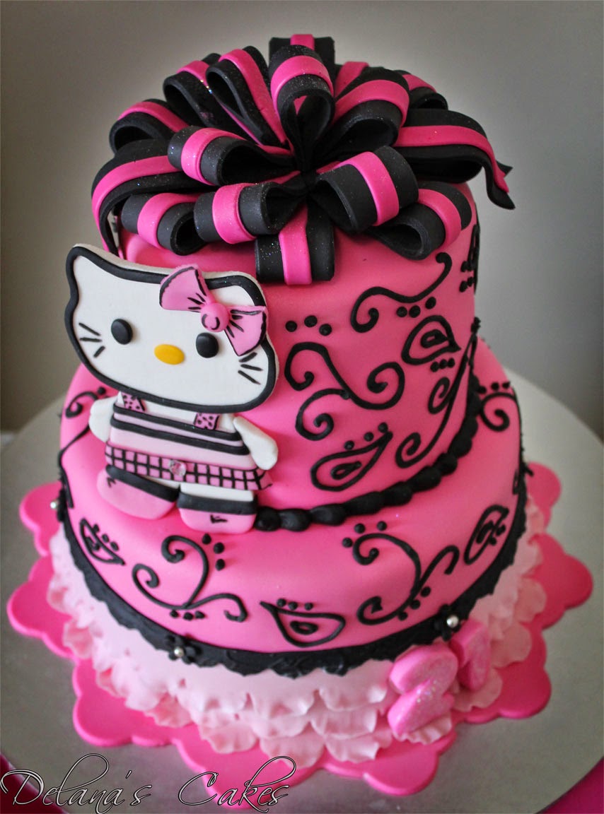 Delana's Cakes: Hello Kitty Rock Theme cake