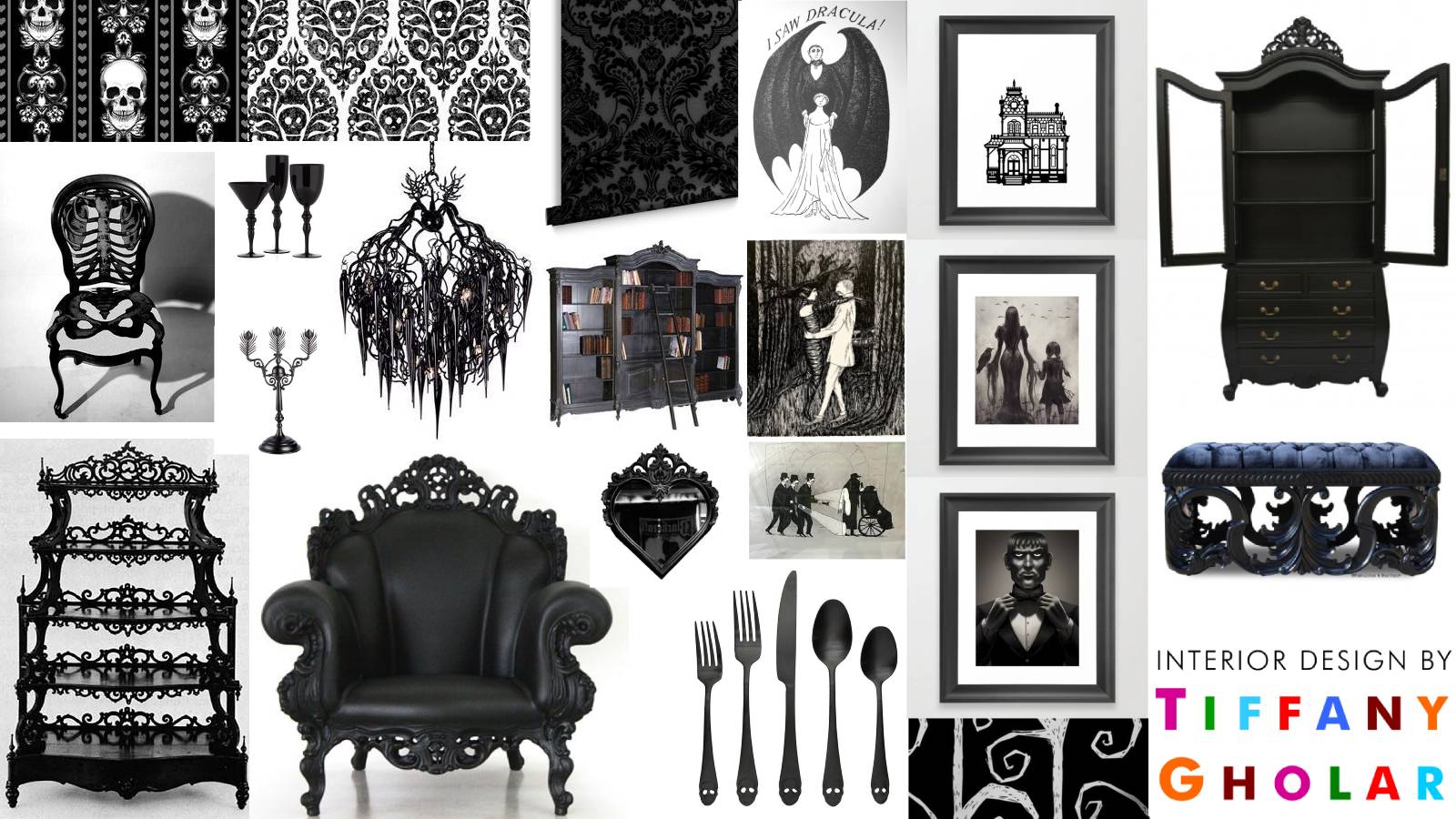Studio 632F Blog of Tiffany Gholar, Chicago based artist and interior designer Mood Board