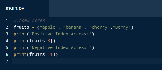 Geek4Tutorial.com: Tuples in Python