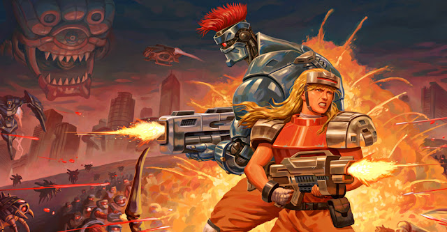 Análise: Blazing Chrome (Switch) ? atirando e destruindo em uma frenética experiência arcade