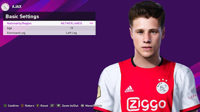 PES 2020 Faces Kik Pierie by Rachmad ABs