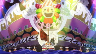 ワンピースアニメ | ビッグマム海賊団海賊船 | クイーン・ママ・シャンテ号 Queen Mama Chanter | ONE PIECE | Hello Anime !