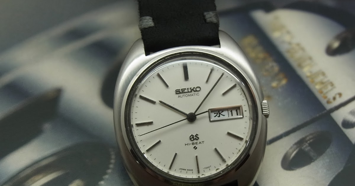 Antique Watch Bar: GRAND SEIKO HI-BEAT 25 JEWELS 5646-7000 AUTOMATIC GS38  (SOLD)