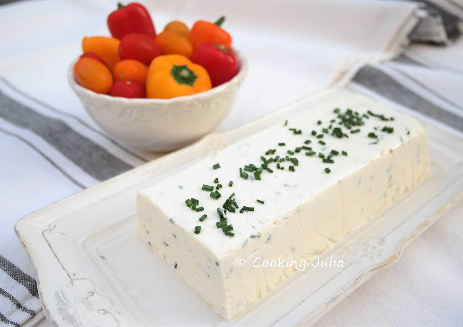 Cooking Julia Terrine De Chevre A La Ciboulette