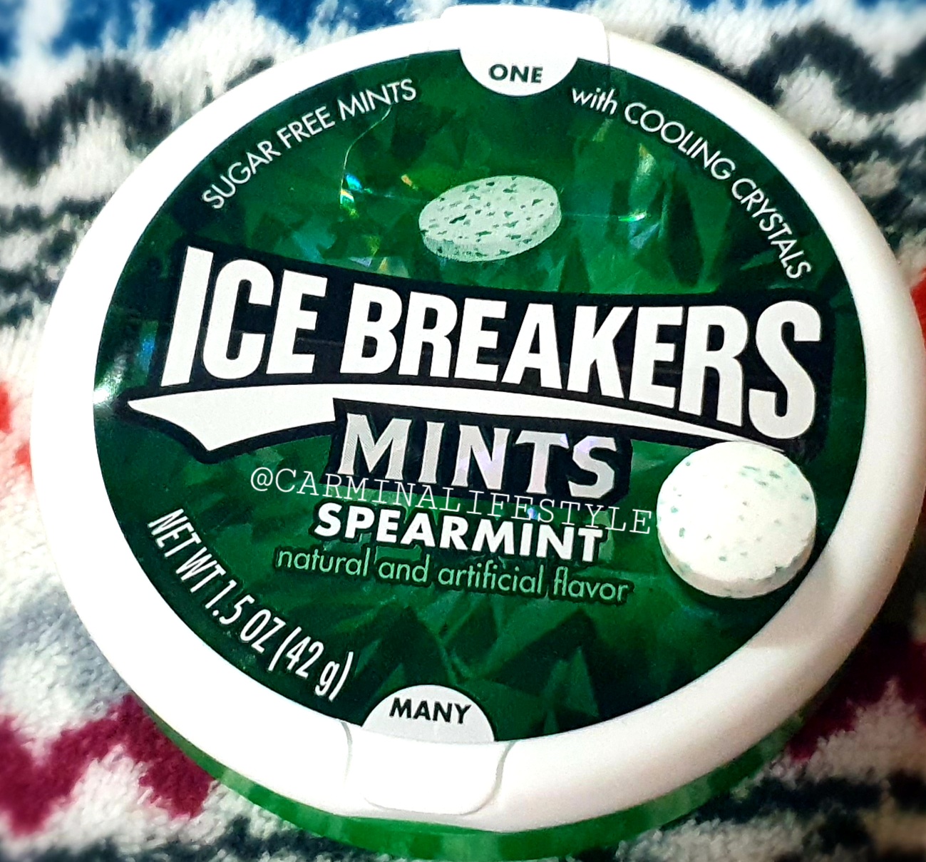 Do you remember bringing Ice Breakers Mints Spearmint with you?