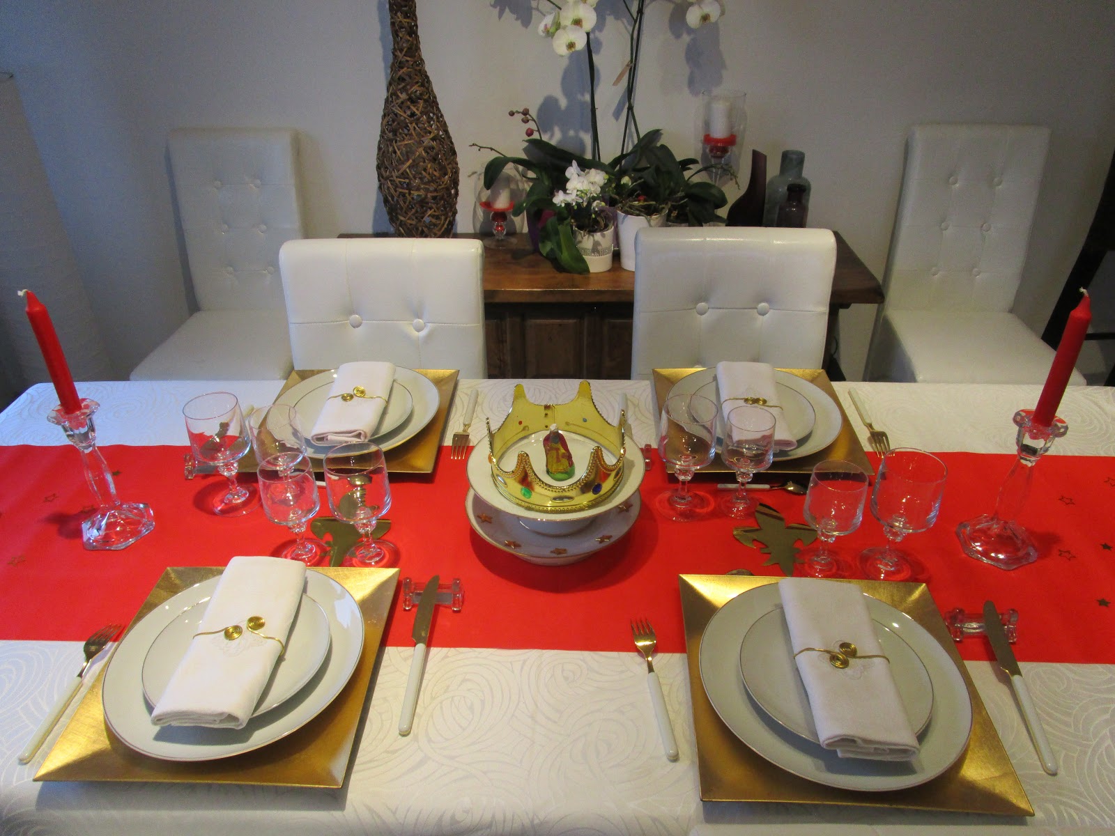 Déco de table spéciale "Épiphanie" et "galette des rois