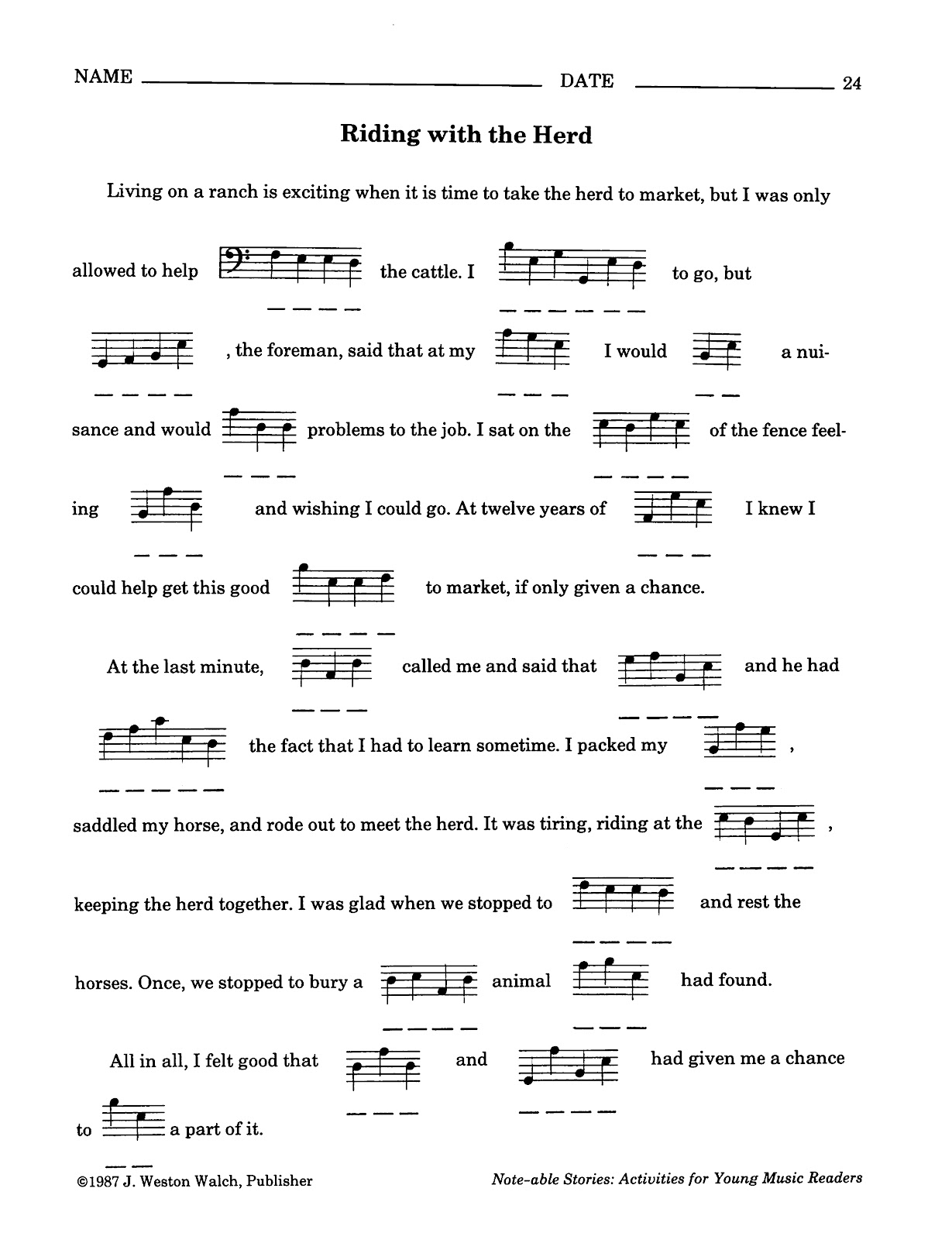 Miss Jacobson's Music: THEORY #7: BASS CLEF NOTE READING